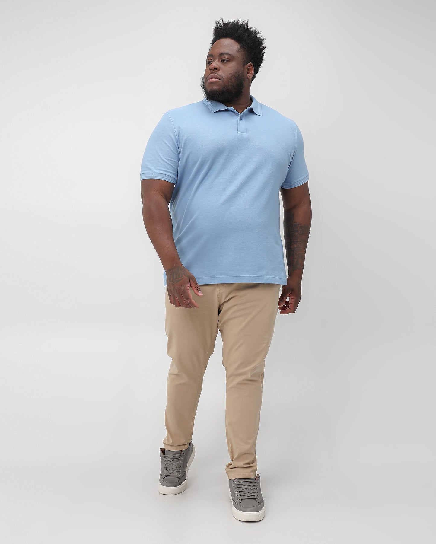 Chino Jeans Bege Plus Size Masculino | Pool Jeans