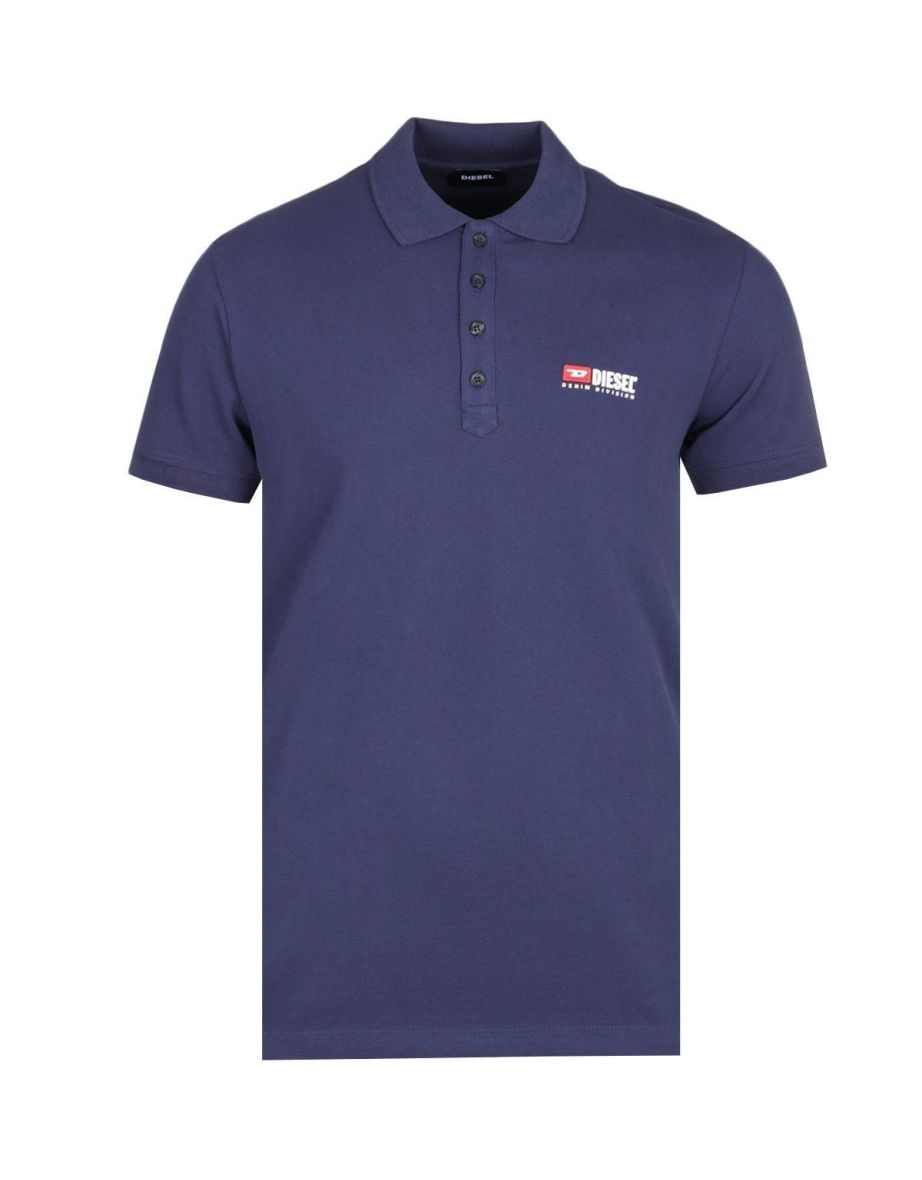 Polo Diesel Denim Division Hombre - Azul
