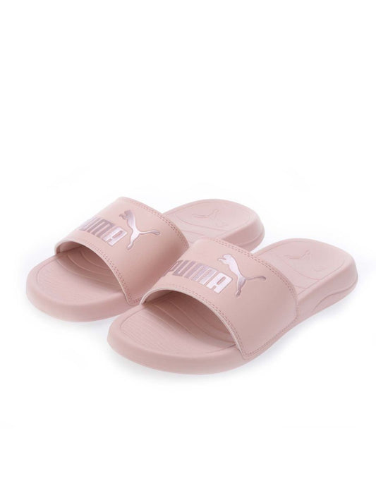Sandalias Puma Popcat Logo Slide Rosa para mujer