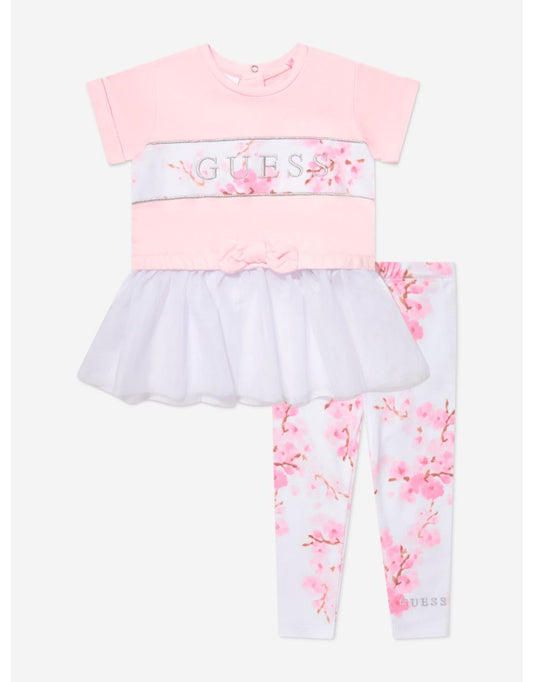 Set di leggings rosa per bambine