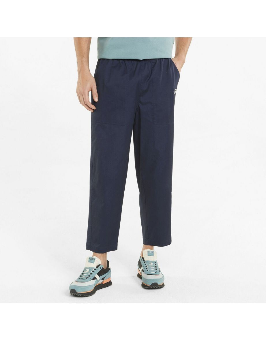 Joggers affusolati in misto cotone riciclato