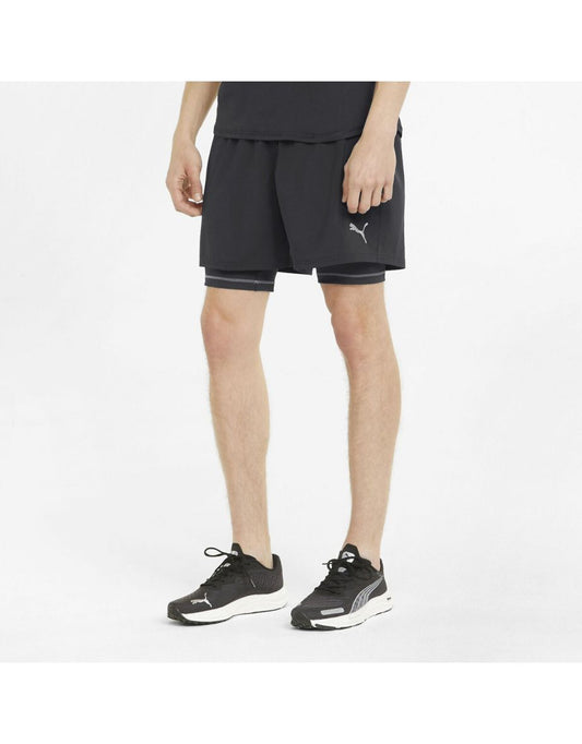 Pantalones cortos de running 2 en 1