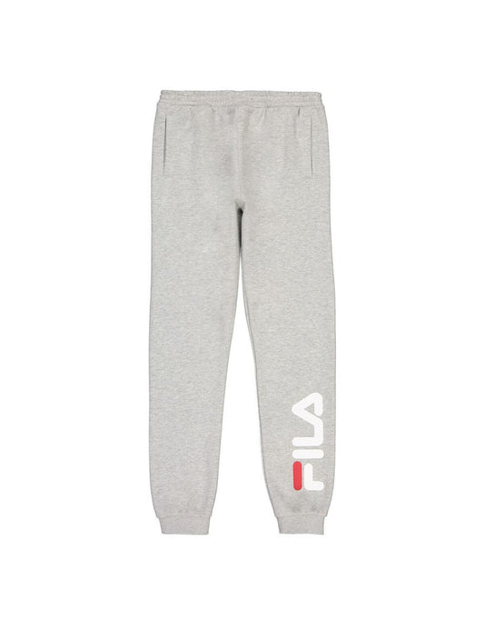 Joggers de algodão orgânico com estampa de logotipo