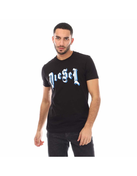 Camiseta Diesel T-Diegor 4-D Negra Hombre