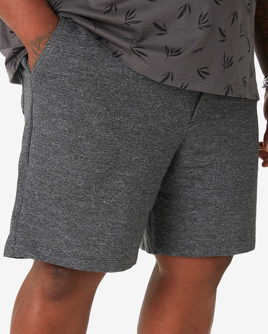 Moletom masculino plus size de corte reto em cinza-carvão da Allman para Riachuelo
