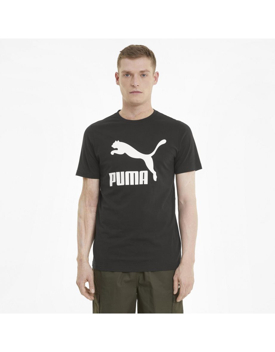 Camiseta Puma Classics Logo em preto