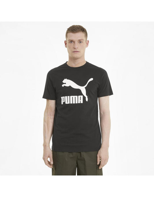 Camiseta Puma Classics Logo em preto
