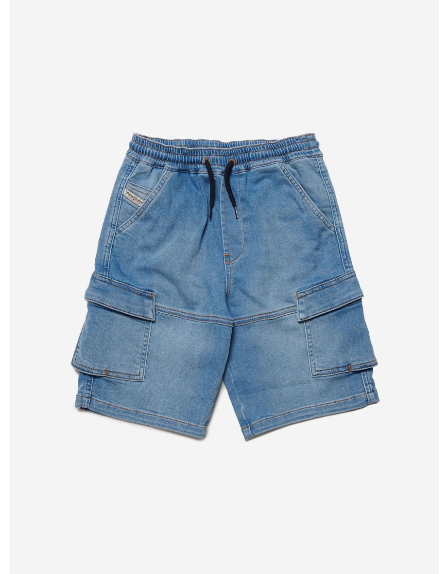 Shorts JoggJean® com cordão para meninos em azul