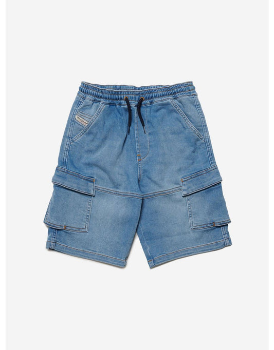 Shorts JoggJean® com cordão para meninos em azul