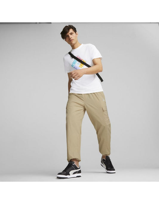 Pantaloni cargo SWxP in sabbia chiara