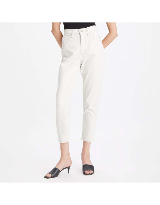 Jeans Levi's a vita alta da donna in bianco
