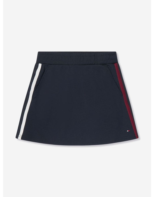 Ragazze Gonna Punto a strisce blu navy