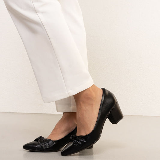 Scarpe da donna con fiocco Kult nero
