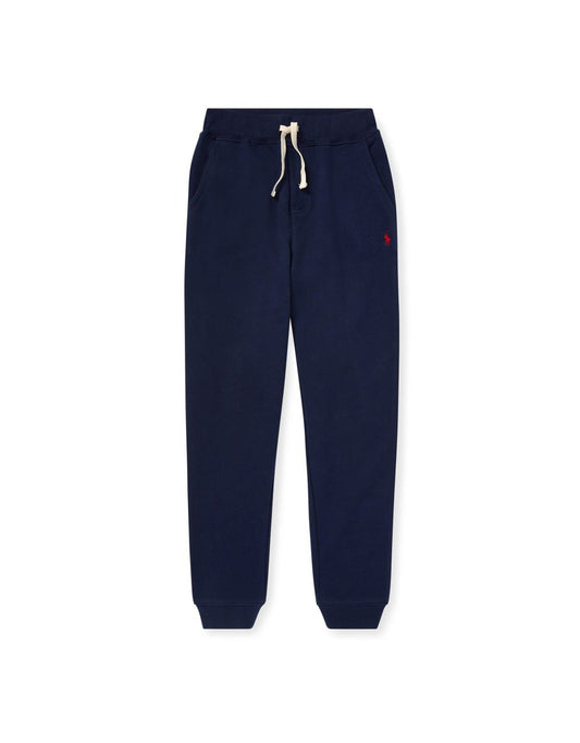 Joggers de lã azul Ralph Lauren para meninos
