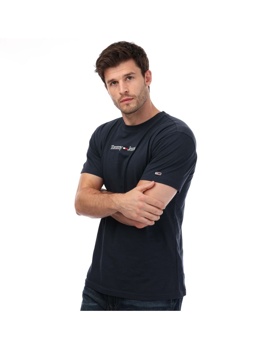 Camiseta Tommy Hilfiger Classic Linear para hombre - Azul