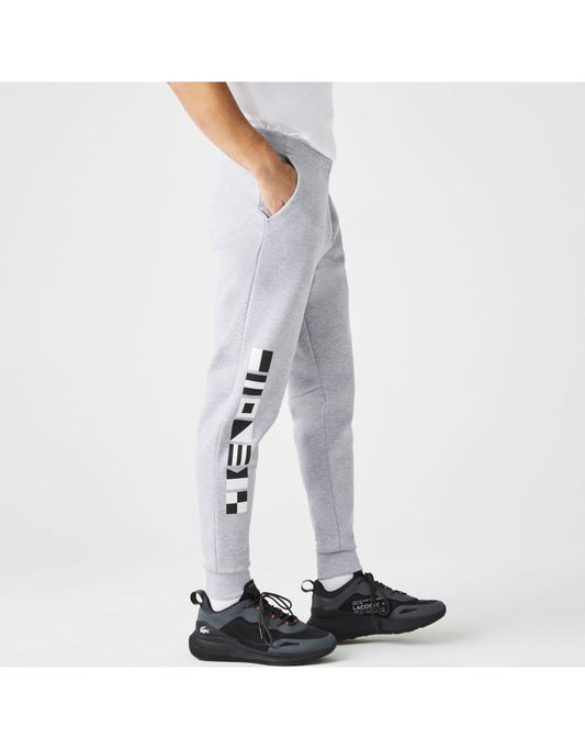 Joggers Lacoste con stampa riflettente da uomo - Grigio