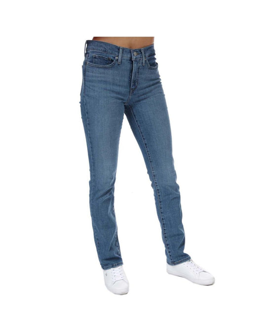 Jeans Levi's 312 Shaping Straight da donna in blu