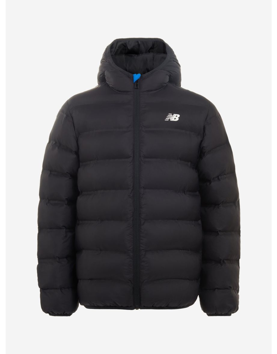 Giacca New Balance Bond Quilted da ragazzo in nero