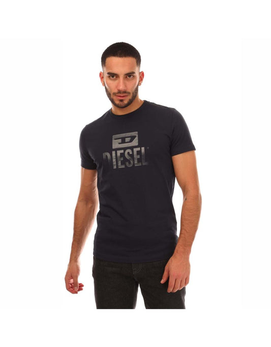 Camiseta Diesel T-Diego Tono sobre Tono Azul Hombre