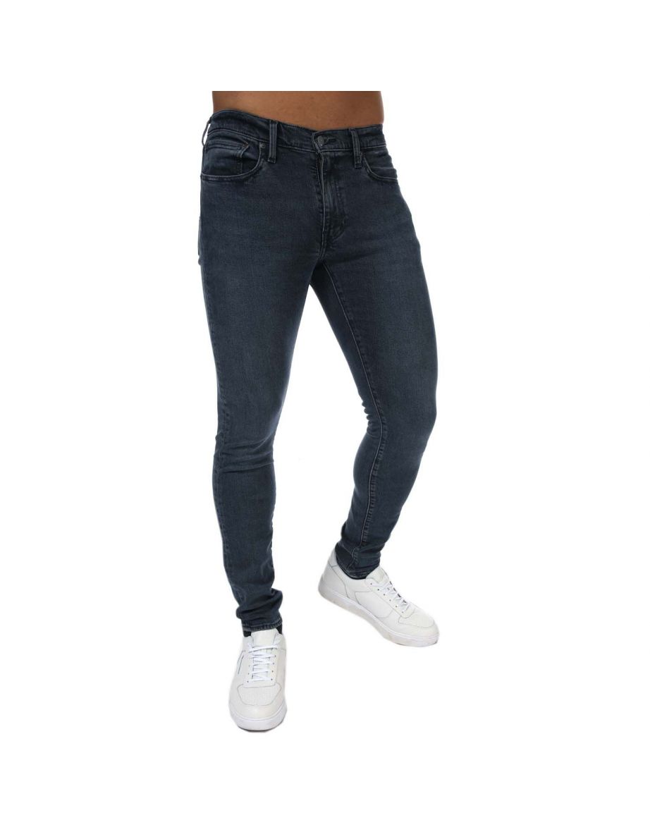 Jeans Levi's Skinny Tapered da uomo in blu peltro oceano