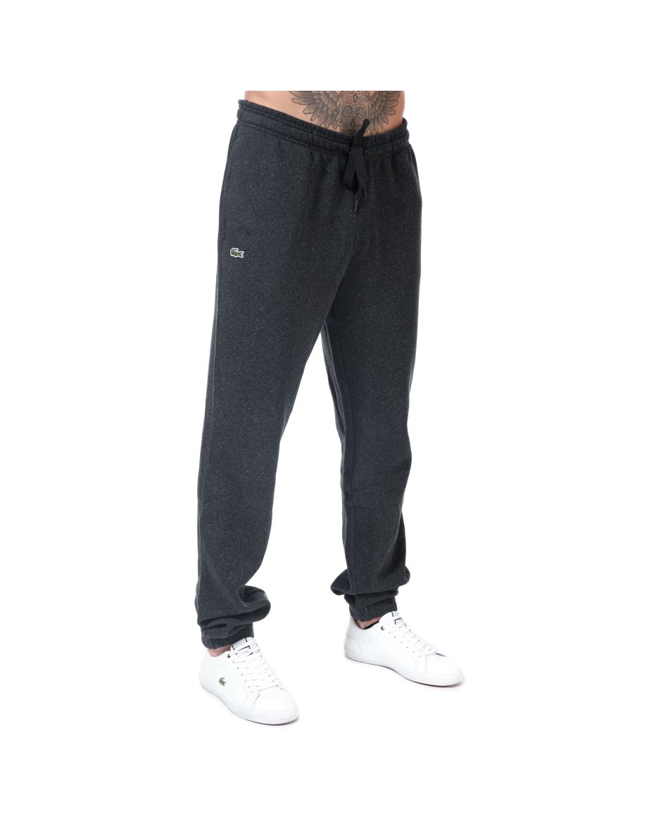 Joggers in pile Lacoste Premium da uomo in grigio