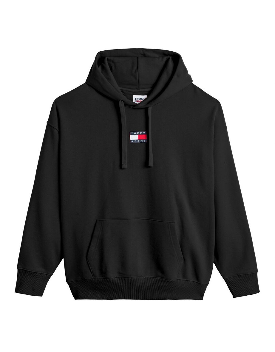 Sudadera con capucha Tommy Badge de algodón orgánico