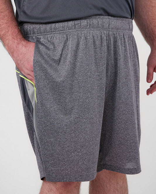 Men's Plus Size Gray Sports Shorts | Bodywork by Riachuelo