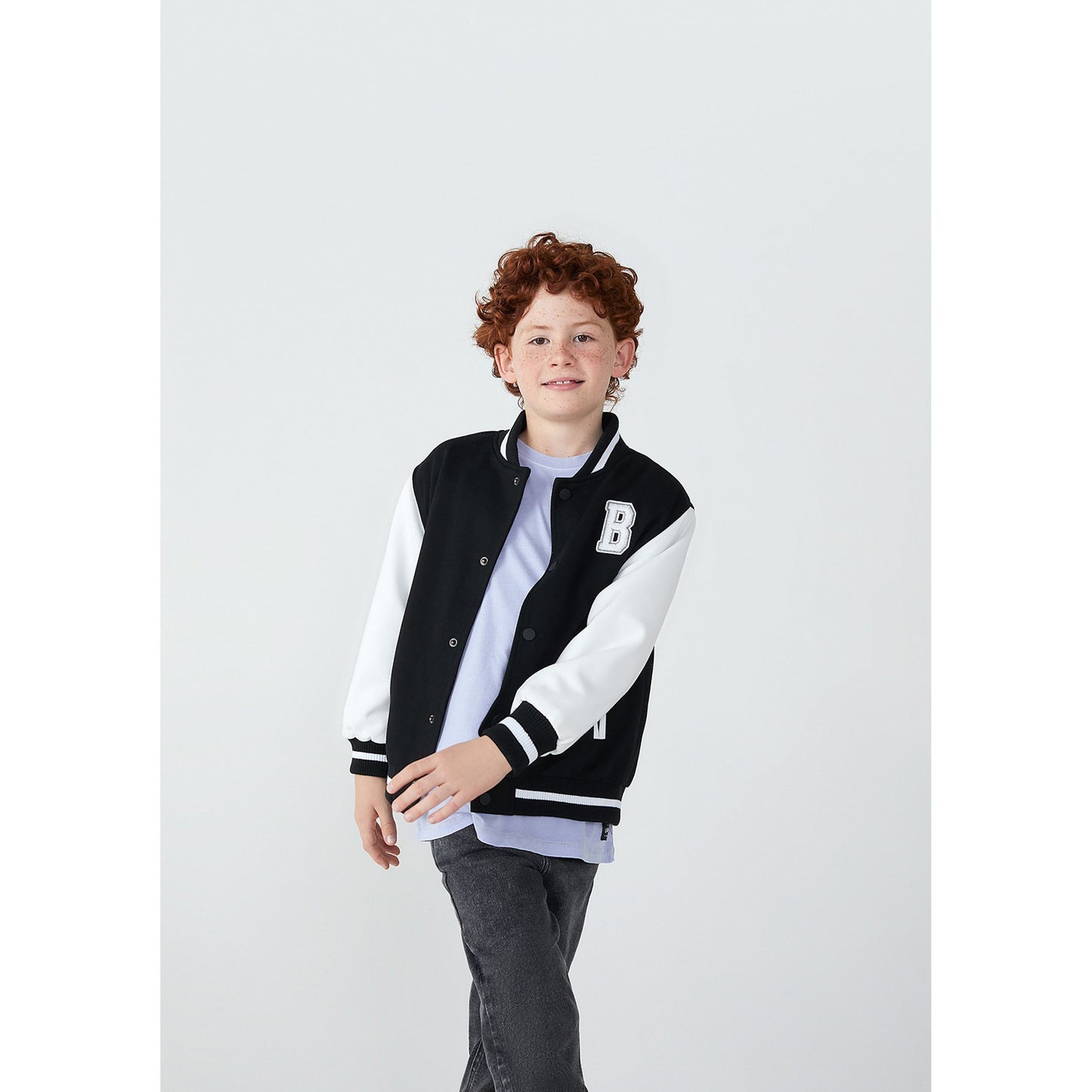 Boys' College Style Fleece Jacket