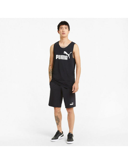 Pantaloncini essenziali in cotone con stampa logo piccolo