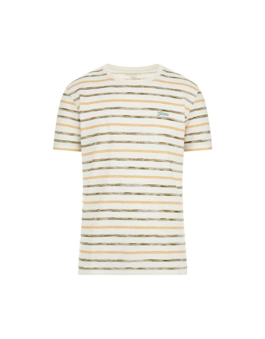 Camiseta listrada branca