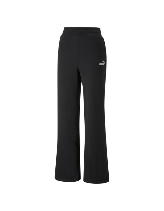 Pantaloni larghi con ricamo ESS+ in nero Puma