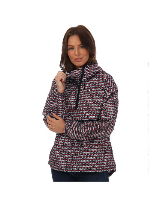 Giacca Tommy Hilfiger Sport Monogram Oversize Donna - Rosso