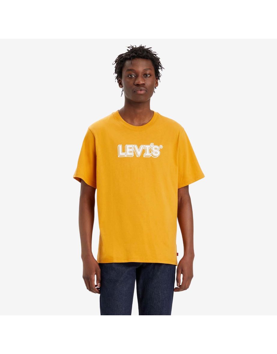 Camiseta Levi's Relaxed Fit Graphic Naranja para hombre