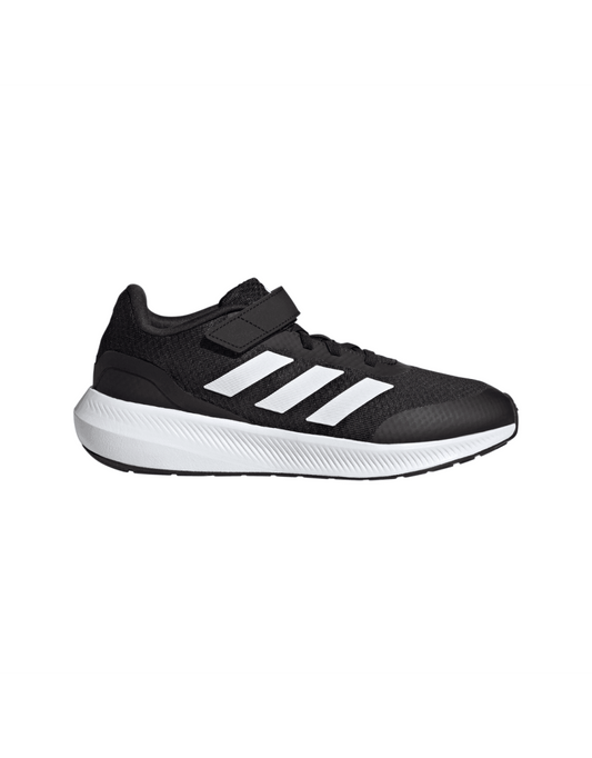 Tênis Adidas Junior Run Falcon 3.0 Elastic Strap para Meninos em Preto