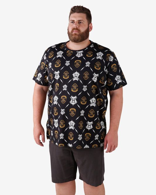 Maglietta Harry Potter Plus Size - Nero