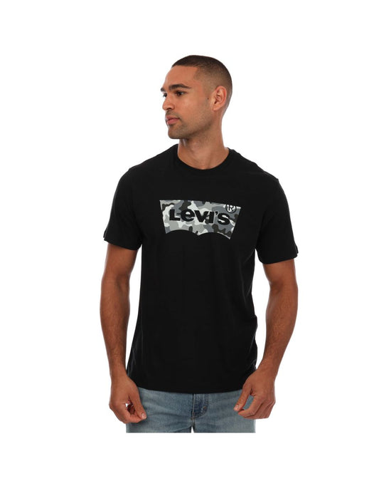 Camiseta Levi's 2.0 Core Graphic Negra, Hombre