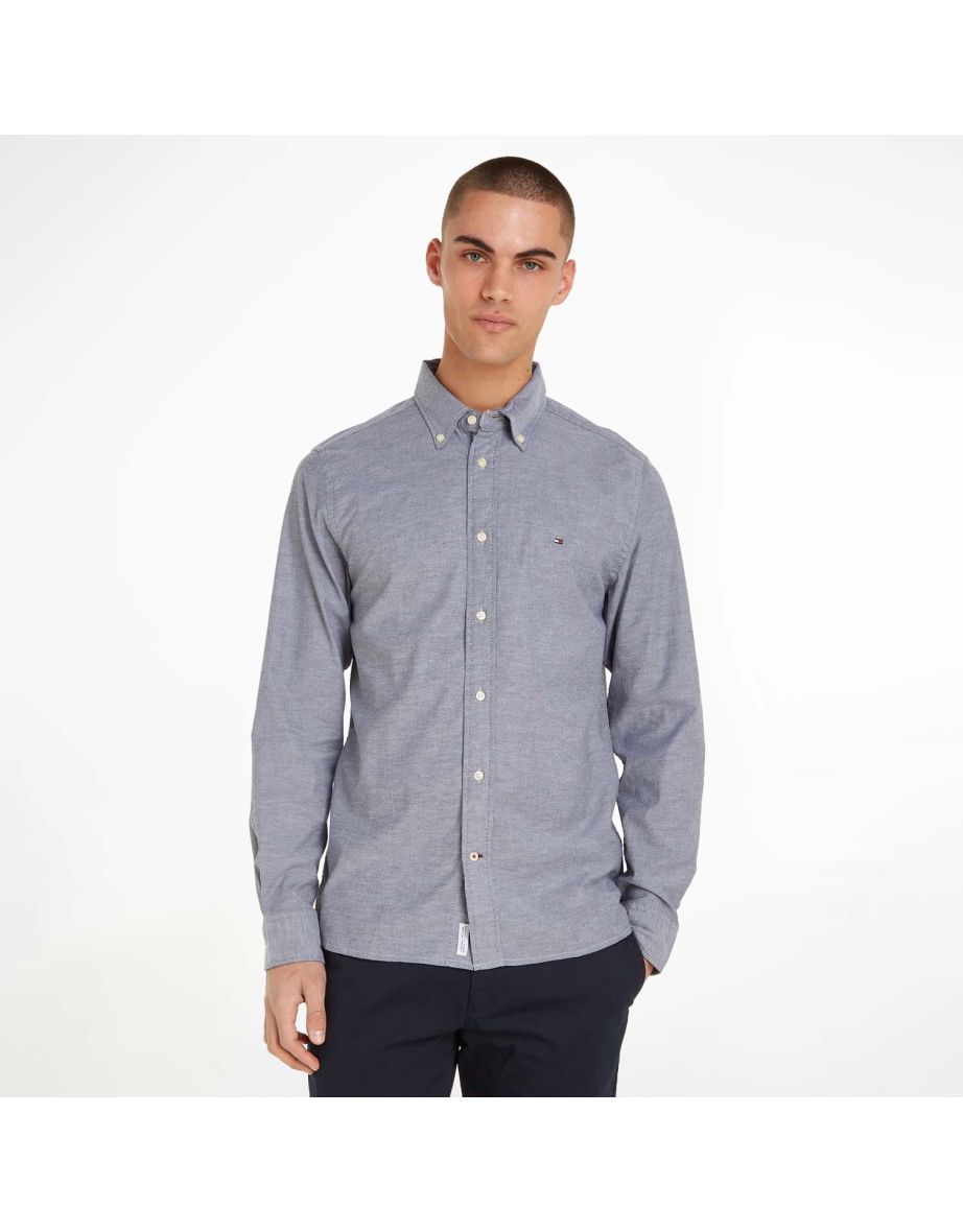 Men's Tommy Hilfiger Core 1985 Oxford Flex Shirt - Blue