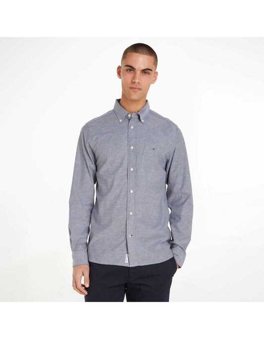Men's Tommy Hilfiger Core 1985 Oxford Flex Shirt - Blue