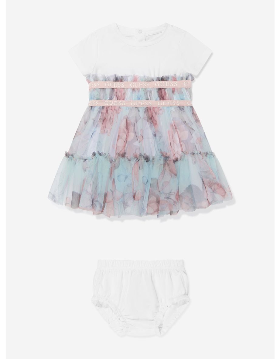 Vestito a farfalla blu per bambina