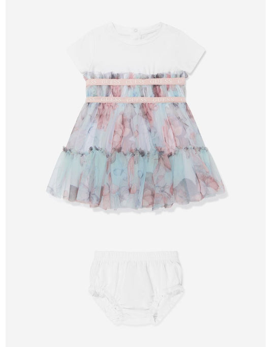 Vestito a farfalla blu per bambina