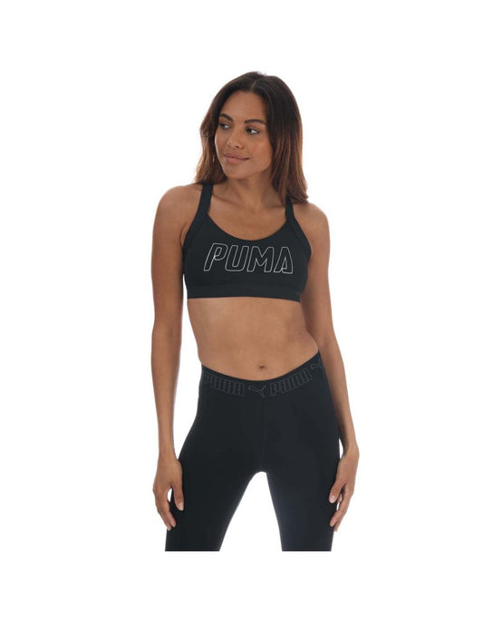 Reggiseno da allenamento Puma Nero Donna