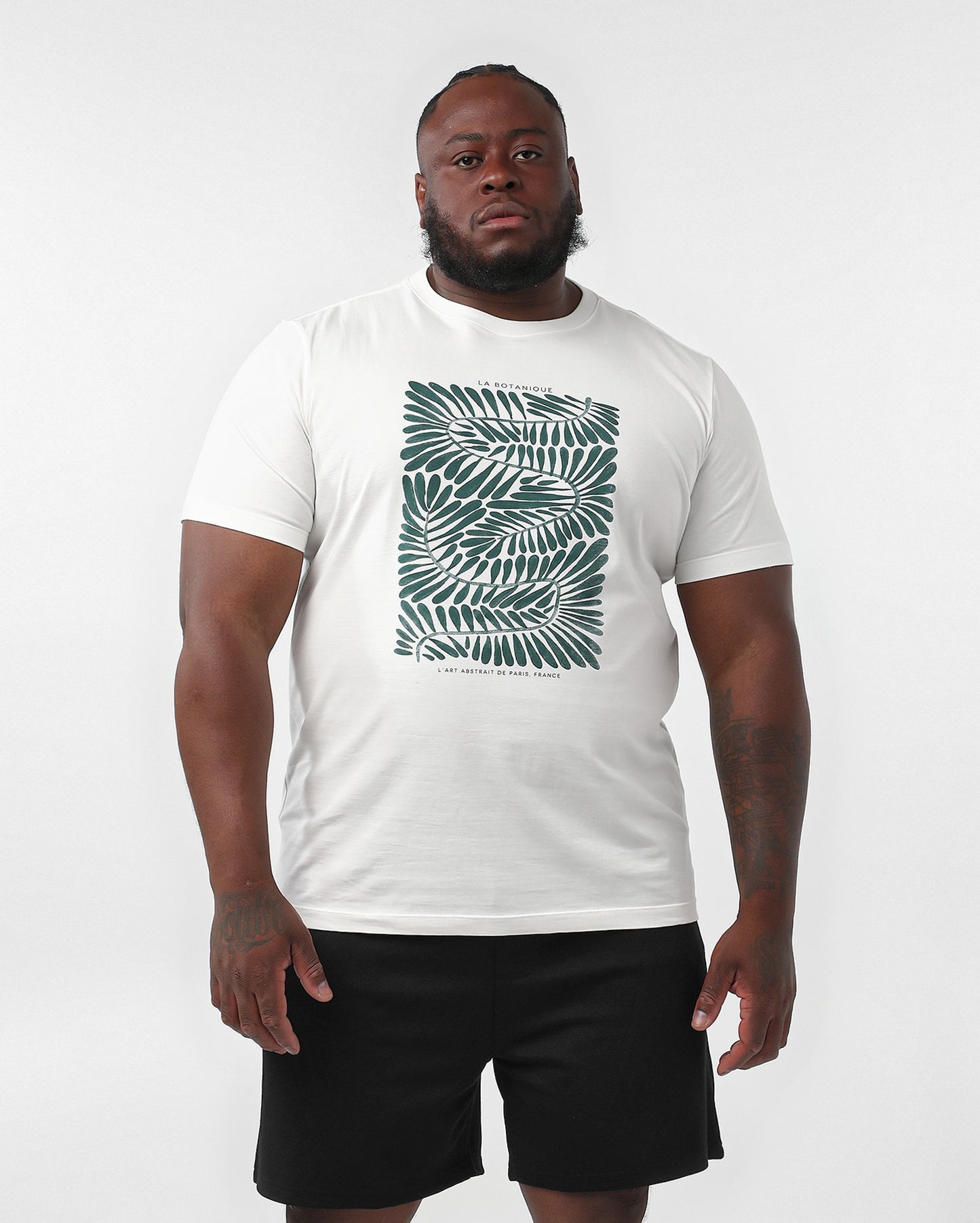Camiseta masculina plus size branca La Botanique | Original Plus da Riachuelo