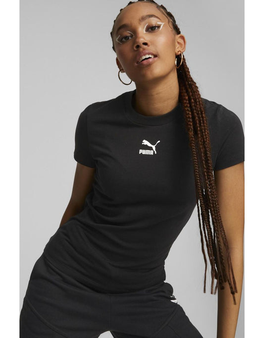 Camiseta Puma Black Classics Slim