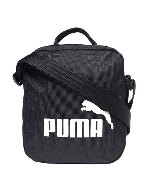 Puma No.1 Logo Borsa a tracolla portatile da uomo - Nero/Bianco