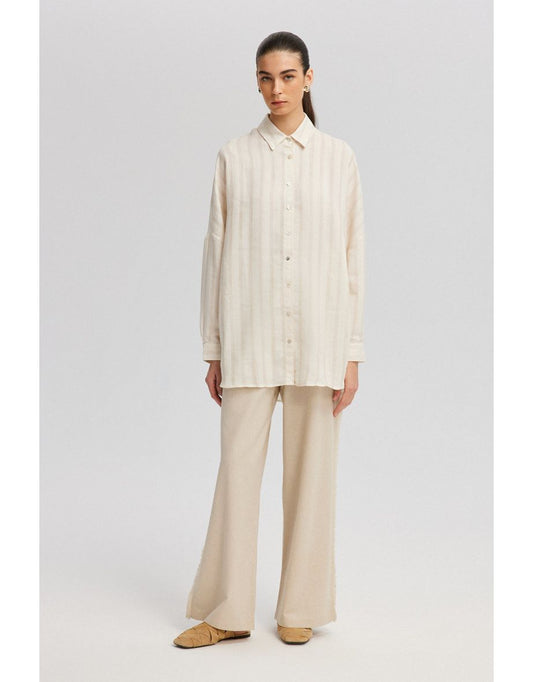 Camicia in misto lino