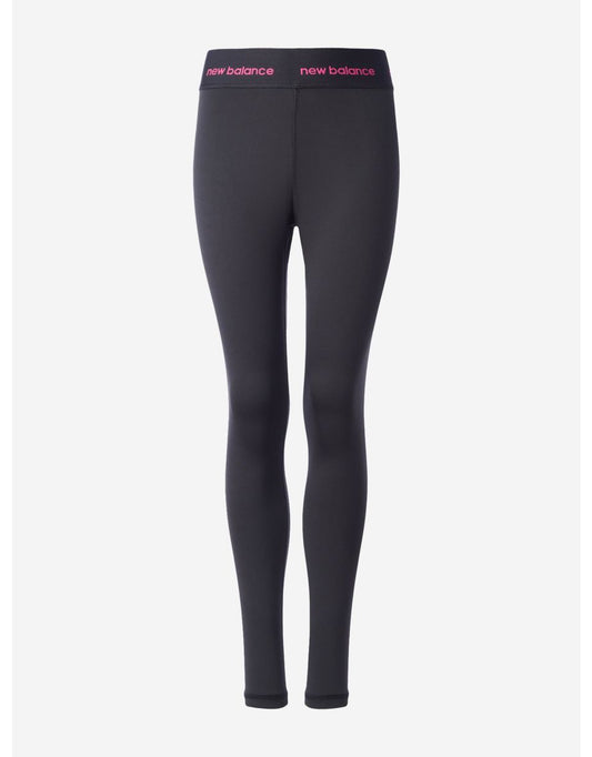 Leggings esportivas Harmony High-Rise para meninas da New Balance em preto