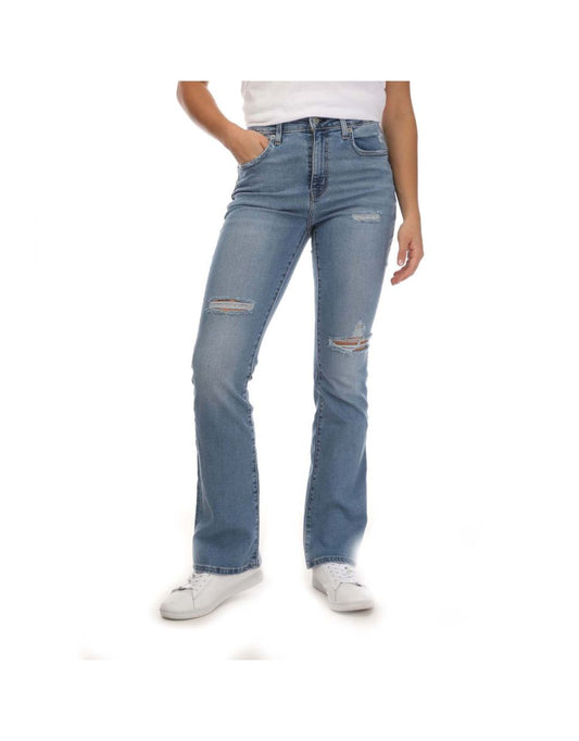 Jeans Levi's 501 Cropped da donna in Blu