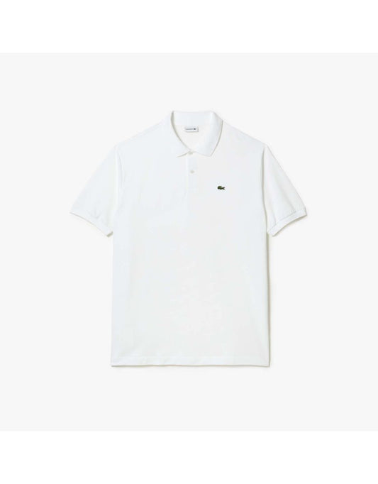 Camisa polo masculina Lacoste Classic-Fit (Tall Fit) - Branco