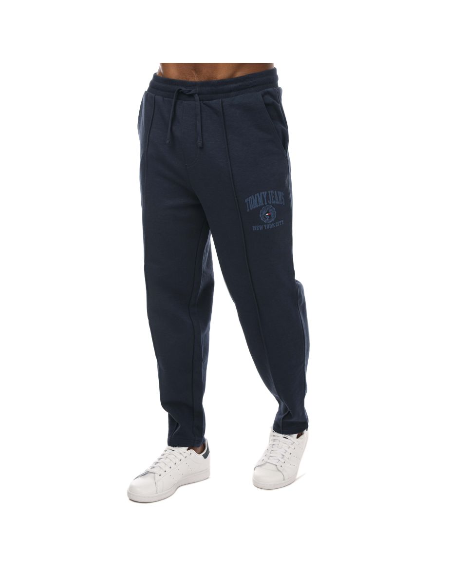 Tommy Hilfiger Uomo TJ Baxter College Logo Joggers - Blu