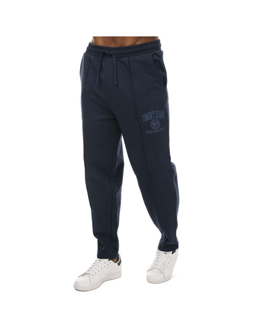 Tommy Hilfiger Uomo TJ Baxter College Logo Joggers - Blu